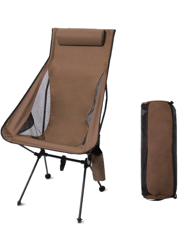 Perabot perkhemahan Ultralight moon Chair High Load Fishing Chair lipat kerusi perkhemahan 