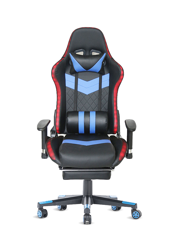Kerusi pemain game pc pusing ergonomik berkualiti tinggi kerusi lumba kulit yang selesa dengan rgb 