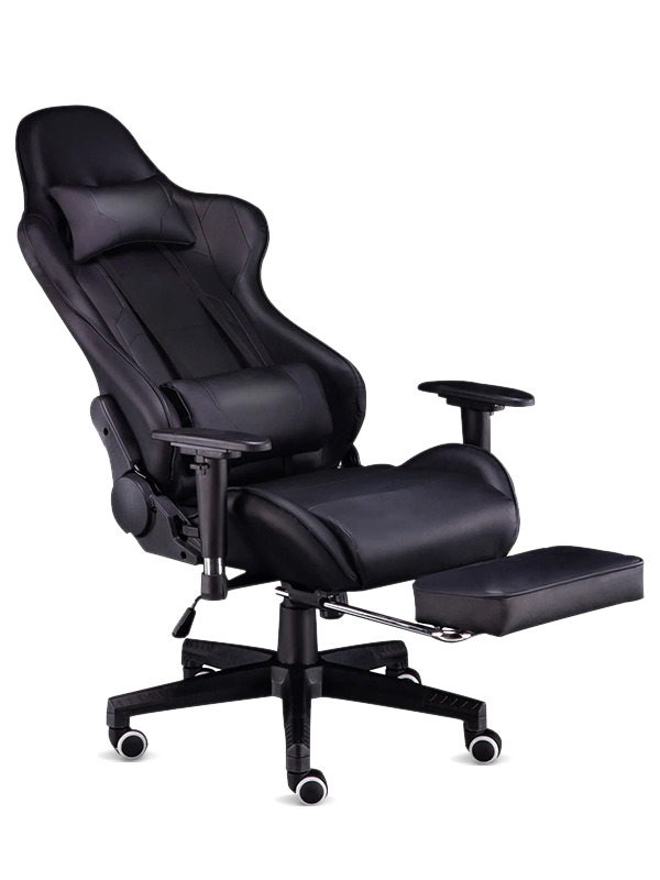 Hot Selling Good Quality PU PVC Racing Massage Kerusi Permainan Hitam Dan Merah 