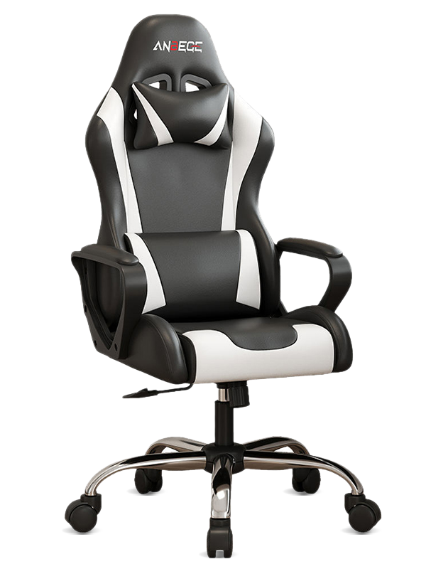 Kerusi Permainan PC Pejabat pusing berkualiti tinggi murah dengan Kepala Boleh Ditanggalkan dan Bantal Lumbar HS-706 